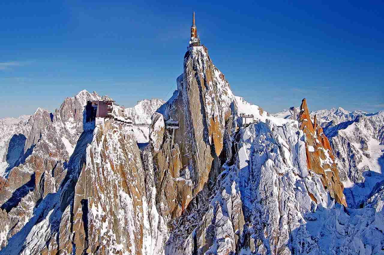Aiguille du midi chamonix mont blanc france
