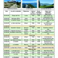 Programme printemps ete